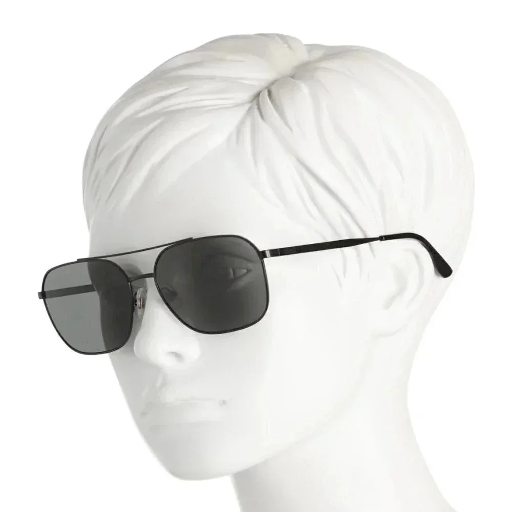 CHAPS CP4003 AVIATOR SUNGLASS DARK GRAY LENSE BLACK FRAME